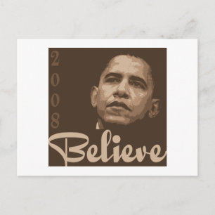 Barack Obama croit à la carte postale