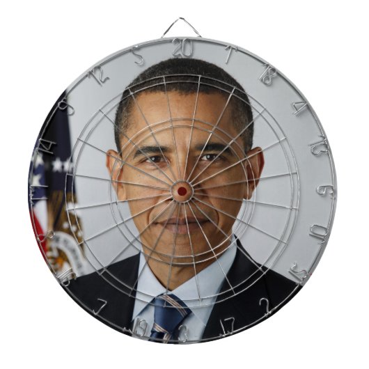 Barack Obama Dartboard Dartbord (Voorkant)
