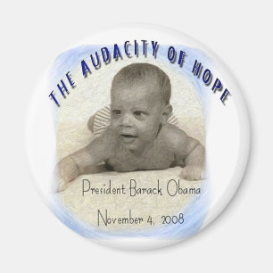 BARACK OBAMA: DE AUDACITEIT VAN HOPE MAGNET MAGNEET