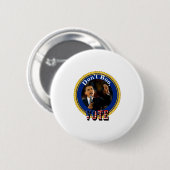 Barack Obama Dont Boo Vote  Ronde Button 5,7 Cm (Voorkant /achterkant)
