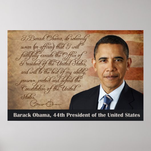 Barack Obama, eed of Kantoor Poster (Voorkant)