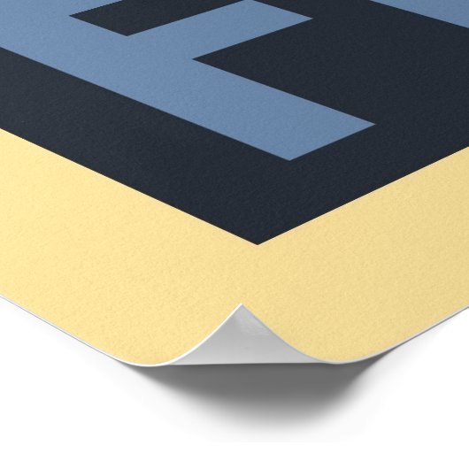 Barack Obama EERST! Poster (Hoek)