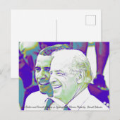 Barack Obama et Joe Biden Photo Carte Postale (Devant / Derrière)