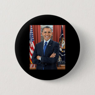 Barack Obama Foto 44ste President Potus Patriottis Ronde Button 5,7 Cm