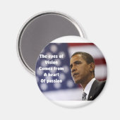 Barack Obama hart van passie Magneet (Voorkant / Achterkant)