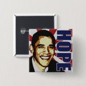 Barack Obama Hope Button (Voorkant /achterkant)