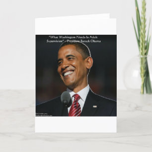 Barack Obama & Humor Cadeau Kaarten