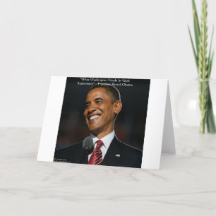 Barack Obama & Humor Quote Gifts & Kaarten