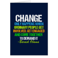 Barack Obama Inspiration Changement de carte polit