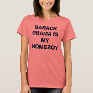 BARACK OBAMA IS MIJN HOMEBOEK T-SHIRT