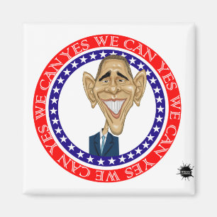Barack Obama Ja we kunnen Magneet