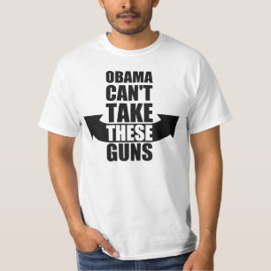 Barack Obama kan deze Pistolen niet nemen T-shirt