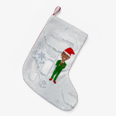 barack obama kerstkous kleine kerstsok (Voorkant (Hangend))