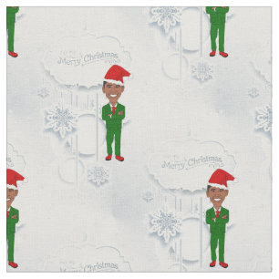 barack obama kerstman stof