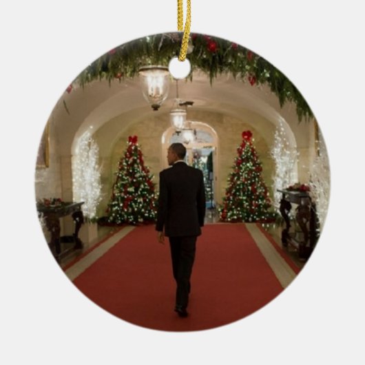 Barack Obama Kerstmis - Ornament (Voorkant)