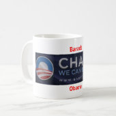 Barack Obama Koffiemok (Voorkant links)