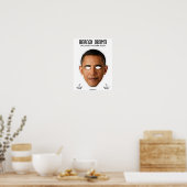 Barack Obama kostuummasker Poster (Keuken)