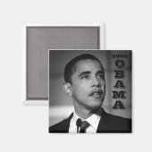 BARACK OBAMA MAGNET (Recto/Verso)