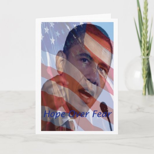 BARACK OBAMA MOTIVEERT! KAART (Voorkant)