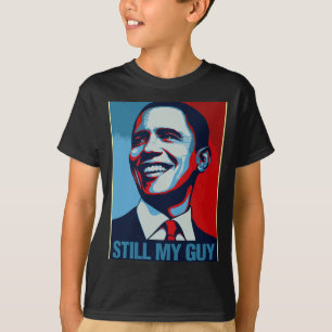 Barack Obama Nog Steeds Mijn Man Obama Portret Pre T-shirt