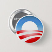 Barack Obama "O"-Button Ronde Button 5,7 Cm (Voorkant /achterkant)
