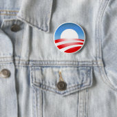 Barack Obama "O"-Button Ronde Button 5,7 Cm (In situ)