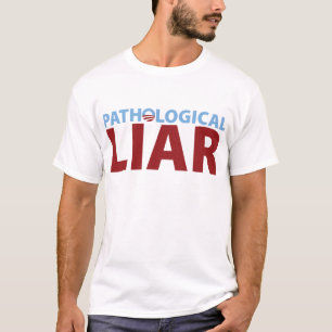Barack Obama: Pathologische leugenaar T-shirt