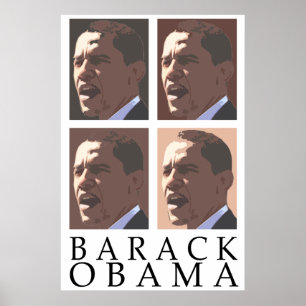Barack Obama Portrait Poster