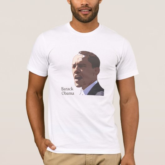 Barack Obama Portrait T-Shirt (Voorkant)