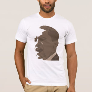 Barack Obama Portret in het Sepia Tone-Shirt T-shirt
