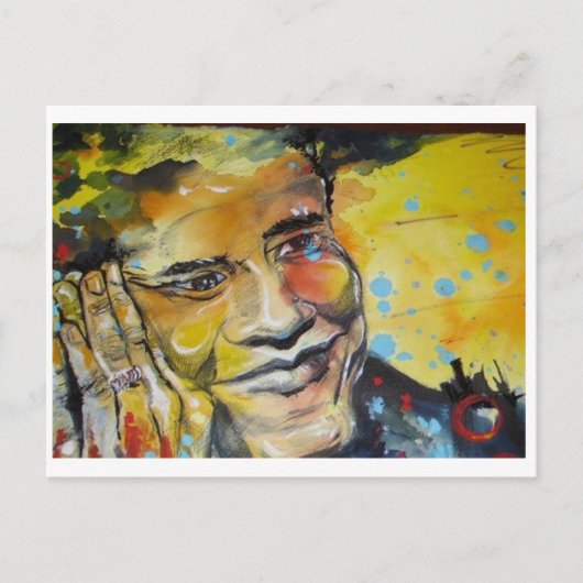 Barack Obama Post Card Briefkaart (Voorkant)