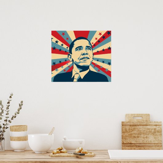Barack Obama Poster (Keuken)