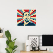 Barack Obama Poster (Thuiskantoor)
