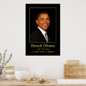 Barack Obama - Poster (Cuisine)