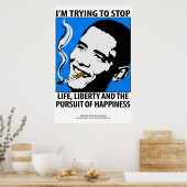 Barack Obama Poster de satire politique (Cuisine)