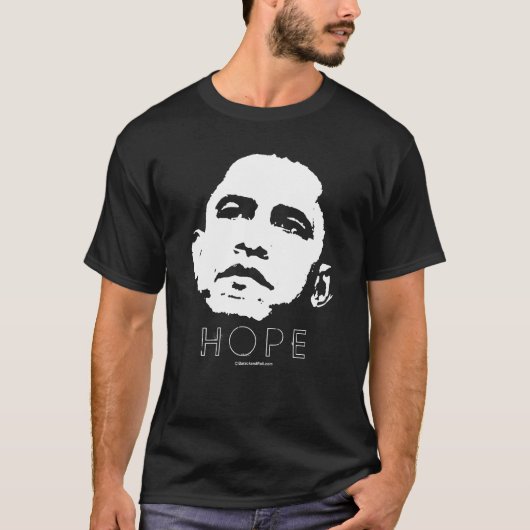 Barack Obama pour le T-shirt d'espoir (Devant)