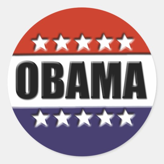 Barack Obama pour les autocollants du président (Devant)