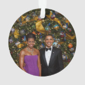 Barack Obama Président des États-Unis Noël à la Ma (dos)