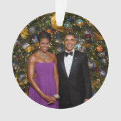Barack Obama Président des États-Unis Noël à la Ma (devant)