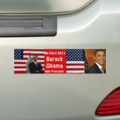 BARACK OBAMA-Re-Elect_ Bumper Sticker (En voiture)