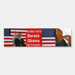 BARACK OBAMA-Re-Elect_ Bumper Sticker