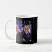 Barack Obama Retro Stijl Koffiemok (Links)