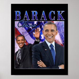 Barack Obama Retro Stijl Poster