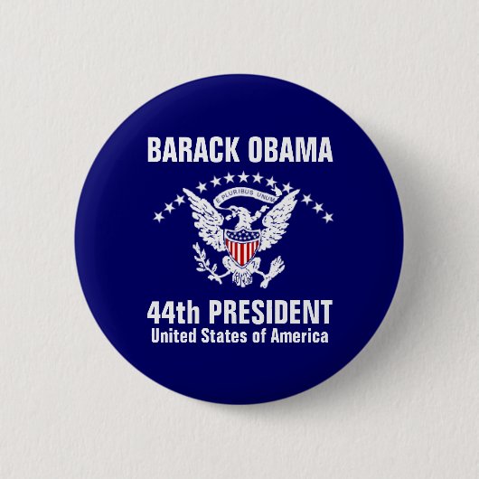 Barack Obama Ronde Button 5,7 Cm (Voorkant)