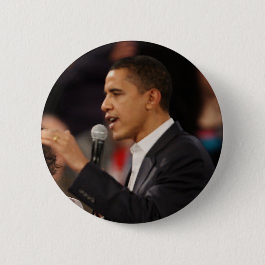 Barack Obama Ronde Button 5,7 Cm (Voorkant)