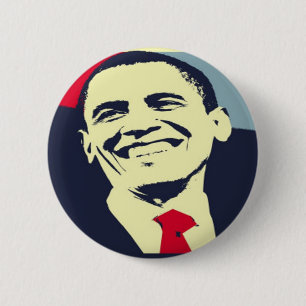 Barack Obama Ronde Button 5,7 Cm