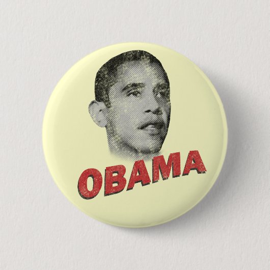 Barack Obama  Ronde Button 5,7 Cm (Voorkant)