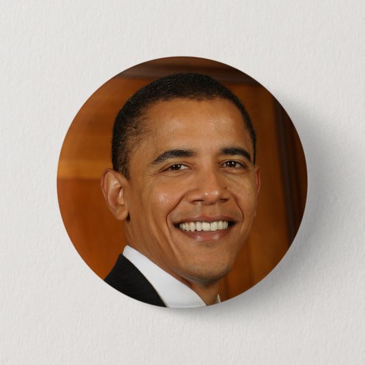 Barack Obama Ronde Button 5,7 Cm (Voorkant)