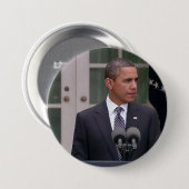 Barack Obama Ronde Button 7,6 Cm (Voorkant /achterkant)