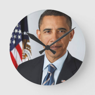 Barack Obama Ronde Klok